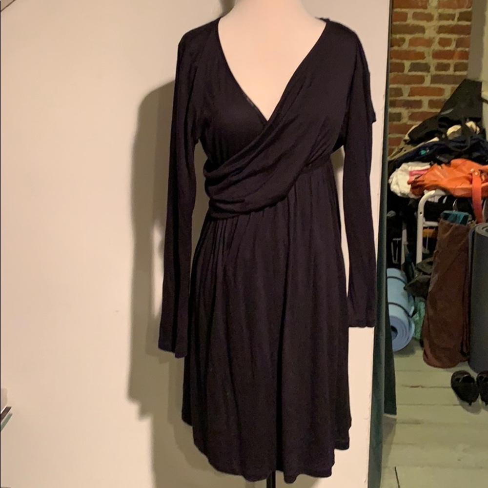 Unique Emanuel Ungaro black dress